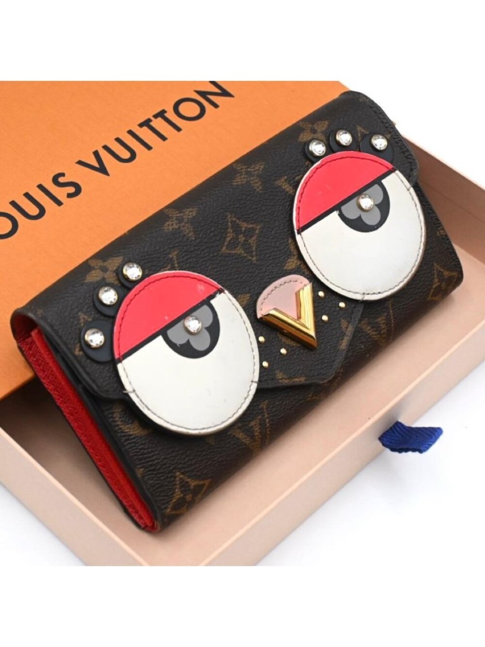 Louis Vuitton Monogram Lovely Bird Portefeuille Sarah Wallet
